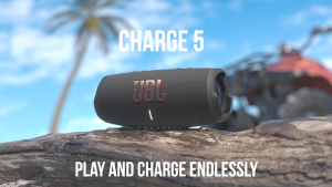 JBL Charge 5 Portable Waterproof Bluetooth Speaker with Powerbank | Dual Bass Radiator | Pro Sound | Up to 20H Playtime