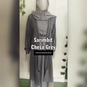 SARIMBIT NIBRAS CHESA GREY KELUARGA RAYA COUPLE NIBRAS KELUARGA MUSLIM TERBARU 2023