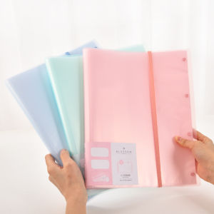 Deli A3 Large Capacity Transparent Storage Folder Exam Paper Organizer Multi-layer Index Card File Folder for Primary And High School Students