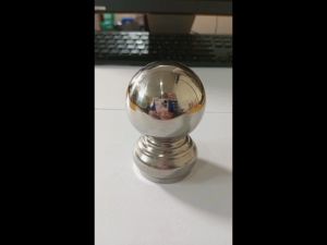 Mahkota Stainless Bola 1 1/2in x 2in: Aksesories Stainless Steel Tangga & Pagar Kanopi