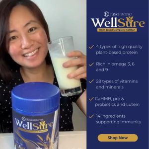 [Membership Gift Redemption] Kinohimitsu WellSure Pre & Probiotics Plant-Based Complete Nutrition Beverage Supplement Powder 850g - Meal Replacement Muscle Repair