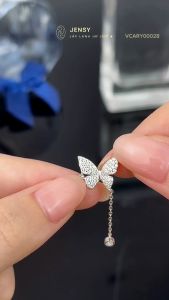 Dây Chuyền Bạc Nữ S925 Cao Cấp JENSY Hình Bướm Siêu Sang Chảnh "Cordelia" VCARY00028. Vòng Cổ Bạc Nữ
