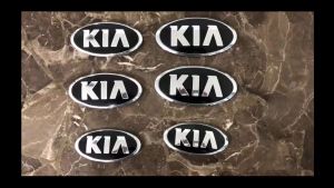 Logo biểu tượng gắn trước và sau của hãng xe Kia kích thước 150*75mm ( 1 chiếc )