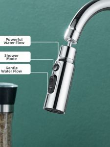 TIANYUWAN | Splash Guard Adjustable Rotatable Cleaning Boost Kitchen Faucet Spray Head