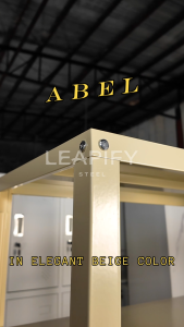 ABEL | Steel Outdoor Cabinet Made of Galvanized Metal by Leapify Steel - Waterproof and Rust-proof