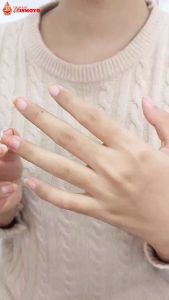 Cincin Emas Asli 10 Karat Elizha J5 Ismoyo