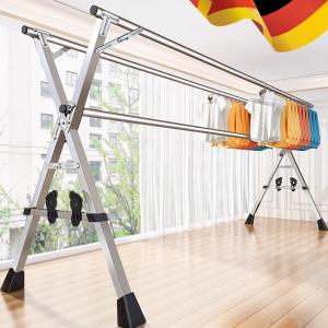 WEVOLA | Adjustable Folding Clothes Drying Rack