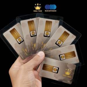 Logam Mulia 24 Karat 0.001 gram Babygold Mini gold Minigram Emas Kecil Dealer Resmi
