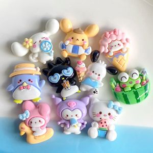 Cartoon Animal Beauty Penguin Big Ear Dog Resin Accessories Cream Glue DIY Phone Case Hair Accessories Hair Ring Water Cup