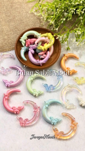 MANIK MANIK BENTUK BULAN SABIT - MANIK MOTIF BULAN SABIT