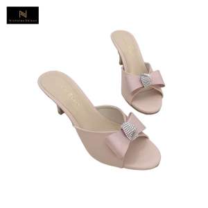 Nicholas Edison Heel Raisa Sandal heels pita slip on Terbaru