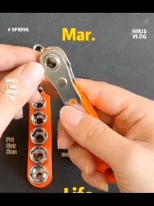 MS/Right Angle Ratchet Wrench Screwdriver Socket Hex Nut Set Metric Screw Driver Bit