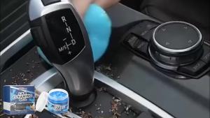 1pc Magic Gel Dust Remover Car Interior Dust Remover - Clean Car Vents Keyboards And More With Ease - Perfect Car Cleaning Ac