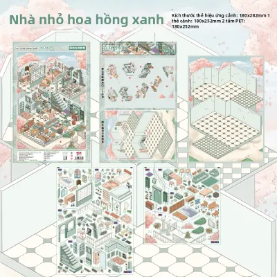 Nhãn Dán Cảnh Quan 3D Hai Mặt Phủ Mờ và Bóng