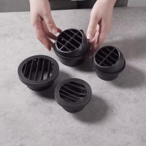Ống Dẫn Khí Nóng Ô Tô 60mm/75mm Đầu Nối Thông Gió Bằng Nylon Khớp Nối Ống Xả Cho Eberspacher Webasto