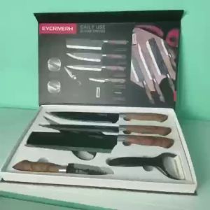 6PCS Kitchen Knife Set Kitchen for Knife Set Stainless Steel Japanese Chefs Knife Set High Quality Genuine