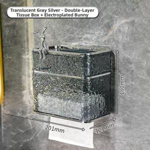 SHUQUE | Bathroom Waterproof Wall-Mounted Toilet Paper Holder