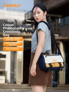 Cwatcun | Waterproof Shoulder Camera Bag for Multiple Cameras