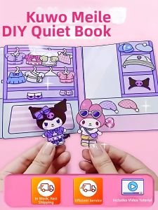 No-cut Quiet Book and Craft Material for Girls