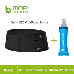 Mountainhiker | Map Brother Woven Elastic Sports Waist Bag Pack Running Race Number Belt for Triathlon Marathon Cycling Mountaineering Bag W1001