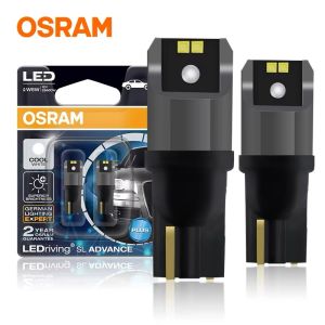 OSRAM T10 W5W LED Bulbs Signal Lamps 6000K White Turn Interior Reading Lights Auto Bulbs Plug&Play 12V LEDriving Advance 2/4pcs