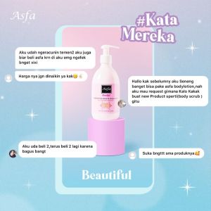 ASFA Brightening Body Lotion with Niacinamide dan Vitamin E Lovely Heavenly Beautiful Blush Glow