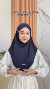 Hijab Bergo Non Pet Zizahh Kerudung Instan Jersey Hijab Olahraga Bergo Sport Daily
