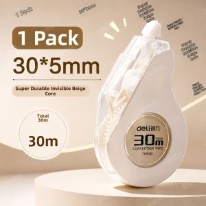deli | Quiet Invisible Durable School Correction Tape Large Capacity