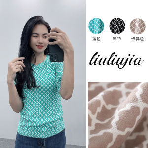 ผ้าฝ้ายแท้ 100% พิมพ์ชุดถักเสื้อกันหนาวผู้หญิงเสื้อฤดูใบไม้ผลิฤดูใบไม้ร่วงสําหรับ 25-29 วันเกิดลายสก๊อตสไตล์หลวม Fit