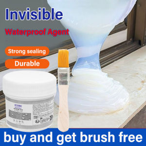 YESPERY Waterproof Coating Sealant Agent Invisible Paste Glue With Brush Repair Home Roof Transparent Bathroom Antileak Glue 30g