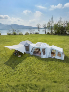 NatureHike | Wind-Resistant Waterproof Family Camping Inflatable Tent