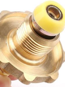 พนังค์เติมลมถังลมแบนสำหรับเตาปิ้งย่างกลางแจ้ง ท่อเปลี่ยน สายยางเติมลมถังแก๊สสำหรับการเดินป่า