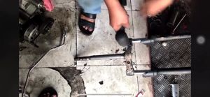 Máy Đục Rung Hơi Khí Nén khắc phục Nồi Côn & Báng Sau Xe Ga Kẹt Cứng