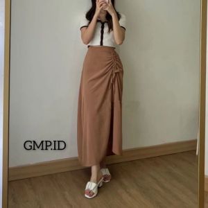 Vanessa Skirt - Rok Serut Crinkle Rok Panjang Wanita