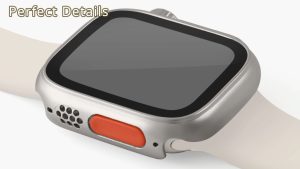Tempered Glass Screen Protector & PC Case Cover for All Apple Watch Models iWatch Series Ultra 11 10 9 8 SE 49mm 45mm 44mm 42mm 40mm Anti-Scratch Protective