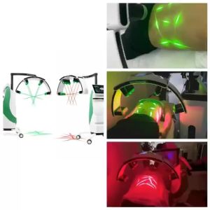 532nm Laser Green Light Lipo Laser Cellulite Reduction Removal 10 Handles Weight Loss Arm Fat Removal Rf Slimming Massage Machine