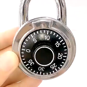Turntable Password Lock Keyless Padlock Anti Theft for Safe Deposit Box Drawer Locker Small Padlock