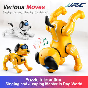 JJRC Electronic Pets Robot Dog Stunt Dog Voice Command Programmable Touch-Sense Music Song Toys for Kids Birthday Christmas Gift for Boys Girls