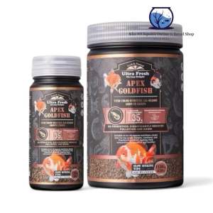 Ultra Fresh Apex Goldfish Vivid Color-Boosting All Season Growth Crisps for Goldfish Sinking Makanan Ikan Emas