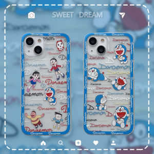Phone Case for Samsung S25 FE S24fe S23fe Cute Cartoon Doraemon Soft Silicone Casing Galaxy S25 FE Phone Cover