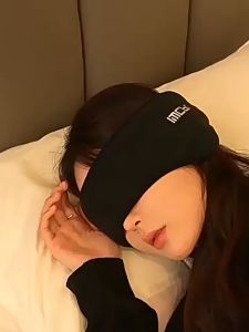 1Set Earmuff Sleep Mask Eye Cover Warm Relax Plush Soundproof Earmuff Eye Hurm Set