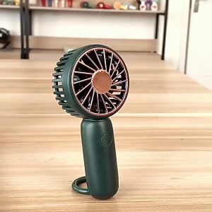【K-Home】Hanging Bag Handheld Small Fan Mini Portable Handy Tool Cute USB Charging Outdoor Korean Ins With Ring