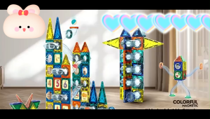 แผ่นตัวต่อแม่เหล็ก ท่อแม่เหล็ก DIY แม่เหล็กแรงมาก ต่อได้ตามใจชอบ ของเล่นเด็กเสริมพัฒนาการ