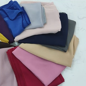 tudung Plain chiffon hijab breathable woven Shawl pashmina 175 * 70cm solid color scarf Womens hijab Muslim scarf