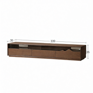 WEISHA | Real Wood TV Cabinet For Chinese Style Living Room Storage Floor-standing