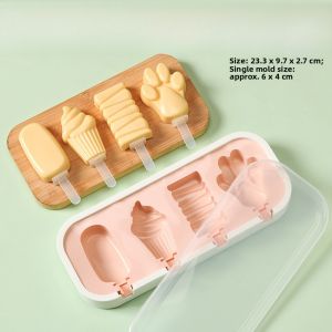 Food Grade Silicone Cheese Stick Ice Cream Mold European Style Baking Tools for Home Use Suitable for Children And Adults