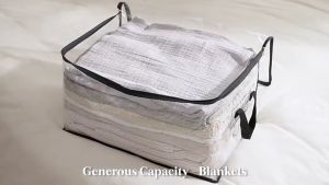 Storage Bag for Bedding Clothes Waterproof Dustproof Large Size Storage Bag Duvet Storage BagThick  Waterproof and Dustproof กระเป๋าเก็บผ้านวม เก็บเครื่องนอน เสื้อผ้า กันน้ำกันฝุ่น ประหยัดพื้นที่ (PVC) ไซส์ใหญ่จุใจ กระเป๋าเก็บของ กระเป๋าเก็บผ้านวม