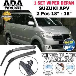 Wiper APV APV Arena Suzuki Frameless 1 Set 2 Pcs Karet Wiper Kaca Depan Mobil
