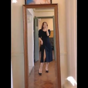 green dress for women dress women casual korean style beach dress summer outfit women elegant dress for women