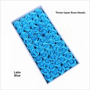 Valentines Day Soap Roses Thickened Simulation Bouquet Gift Box DIY Handheld Flower Making Korean Style Two Layer Three Layer